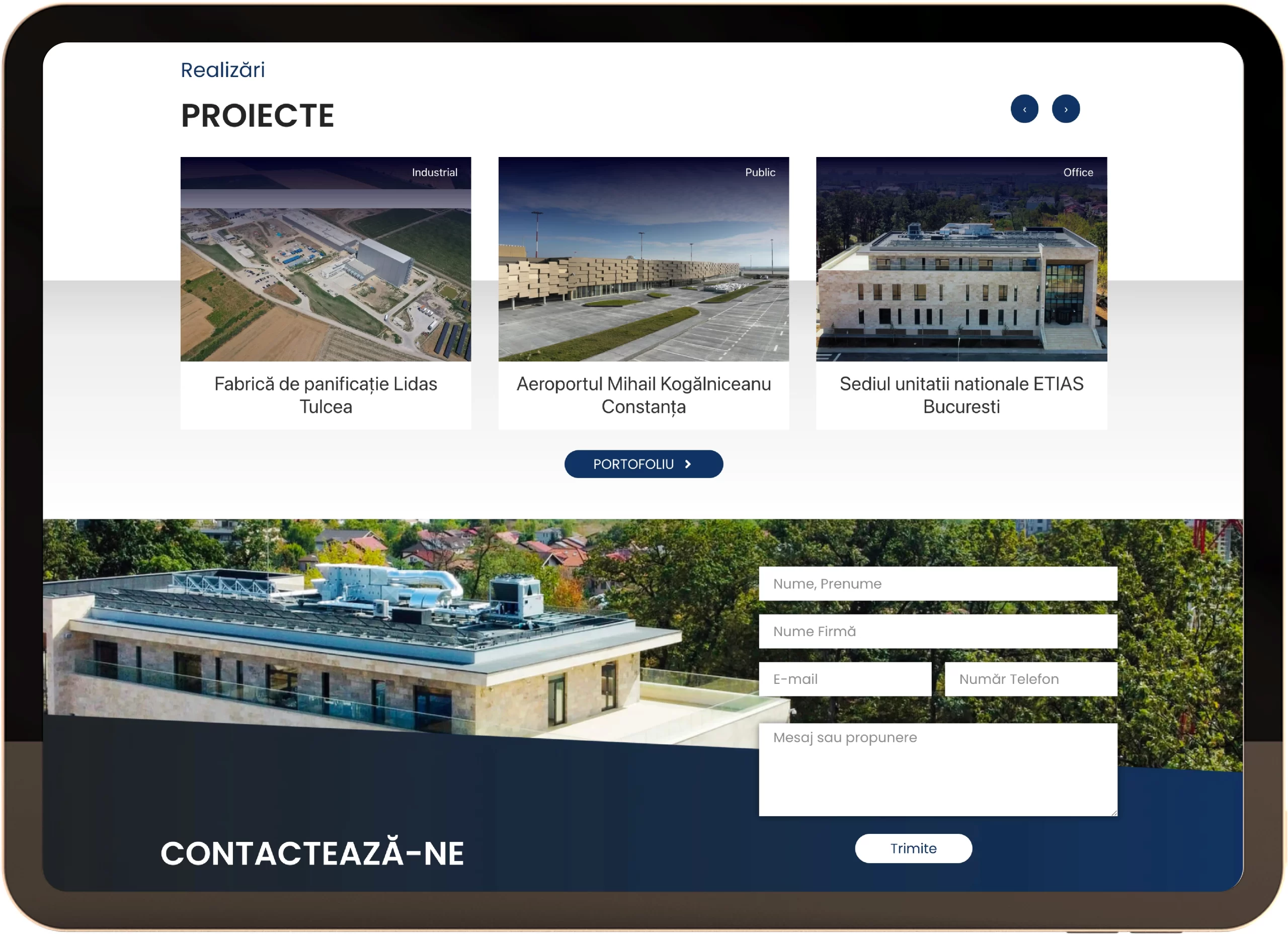 AXIS AG Portfolio Section