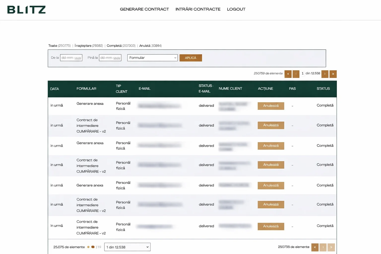 Lista Intrari Documente