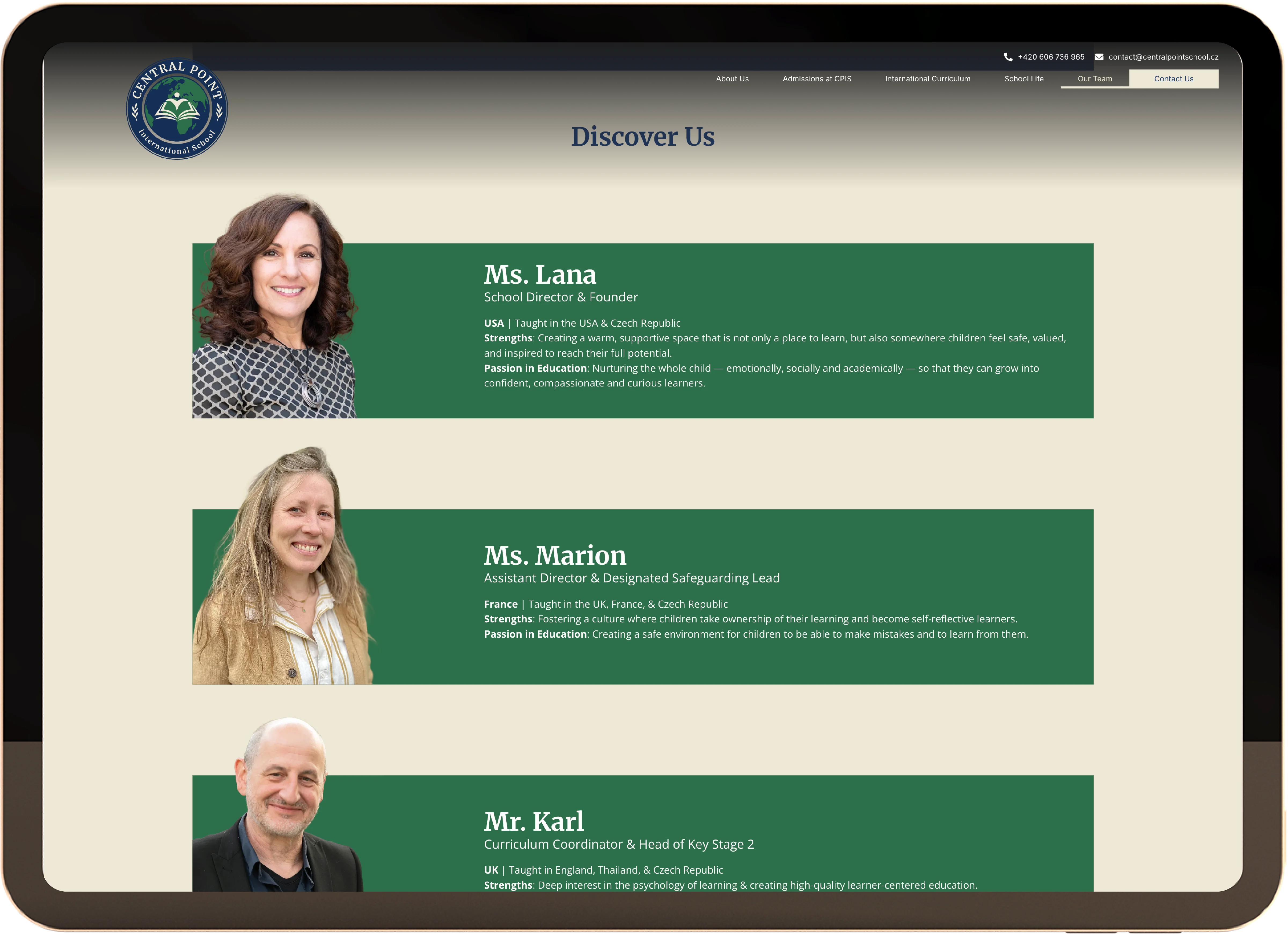 Central Point Team Page