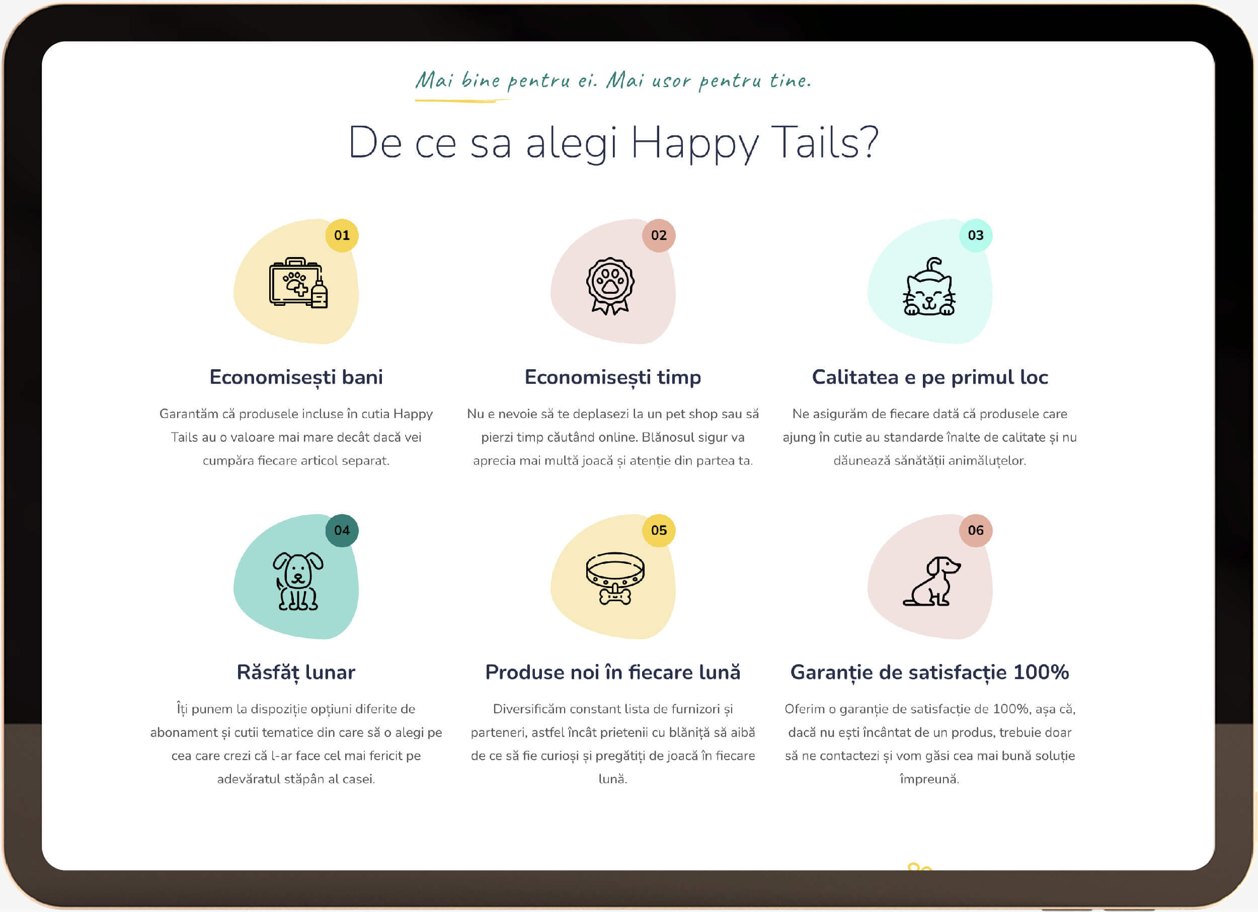 Happy Tails - De ce sa alegi