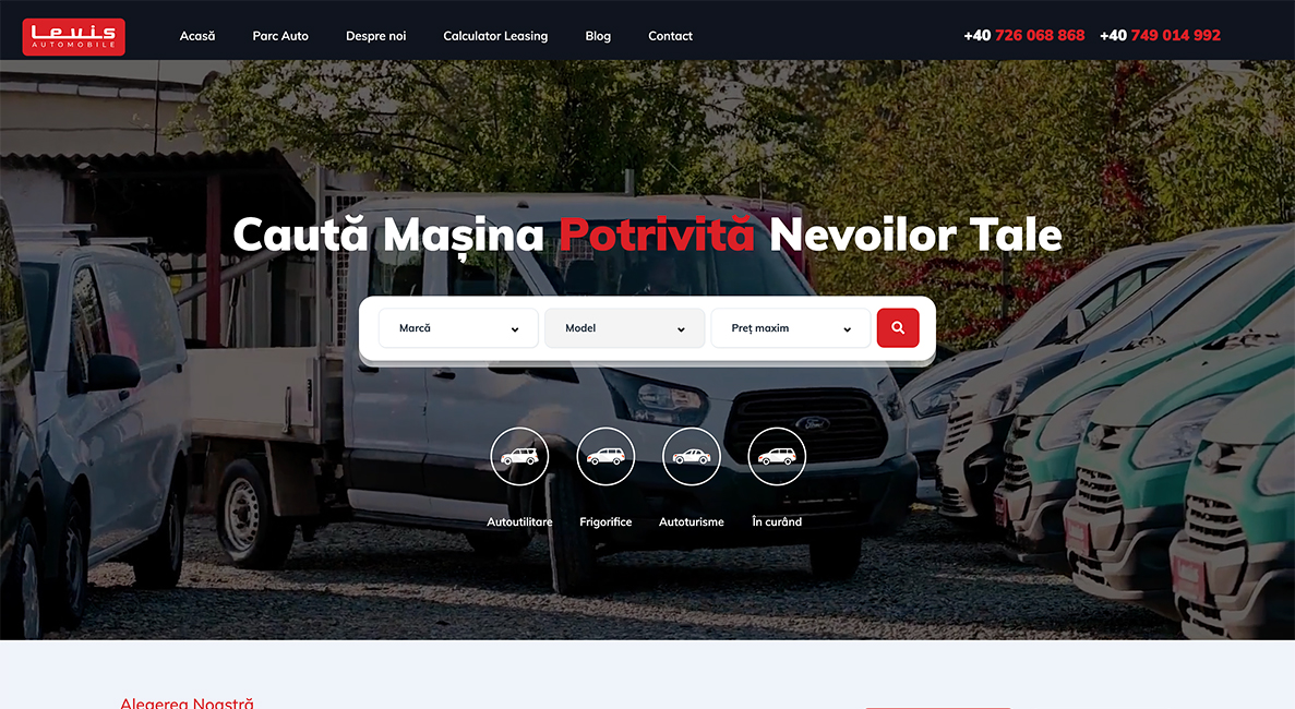 Levis Automobile - Dupa