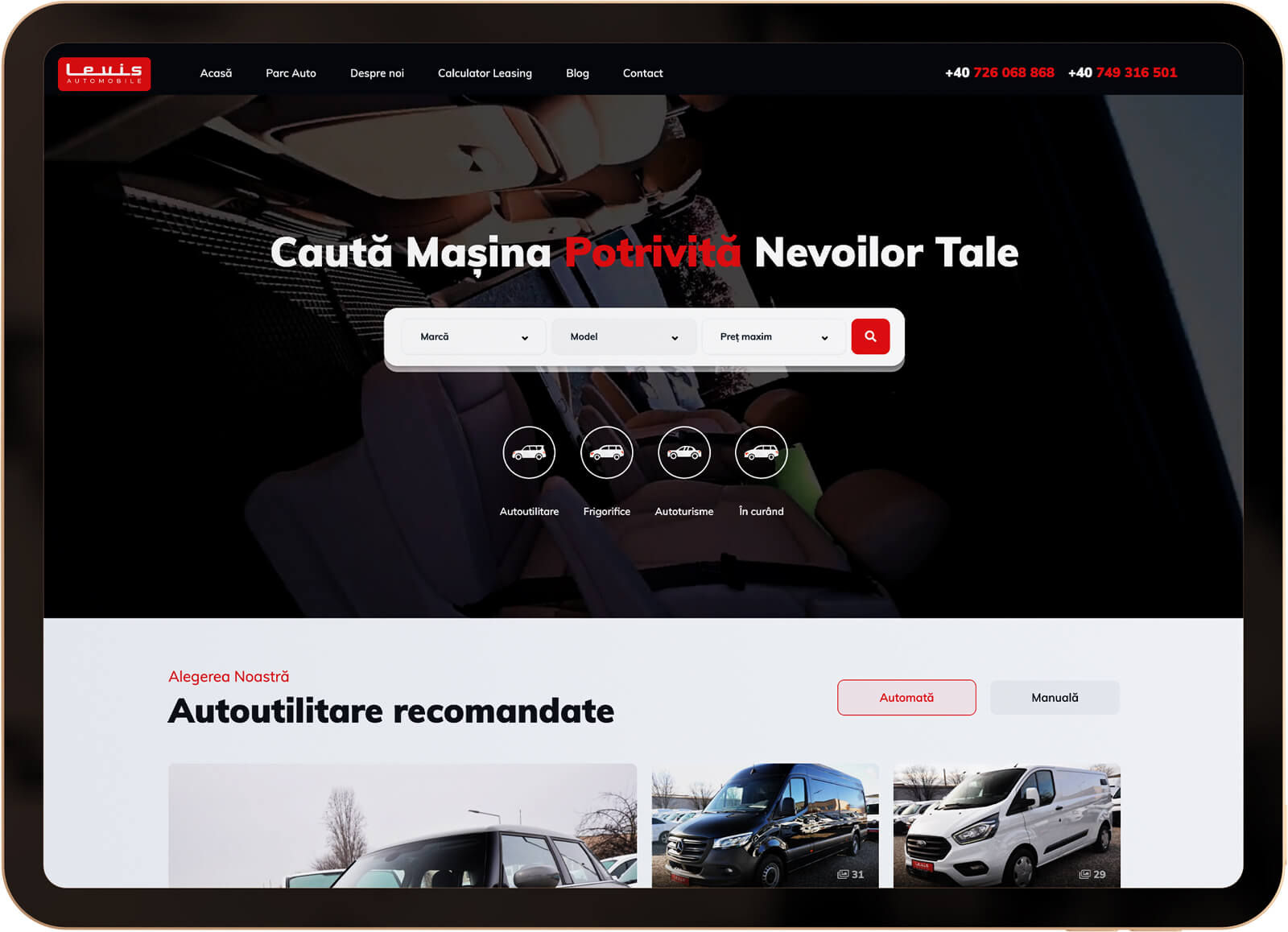 Levis Automobile - Homepage