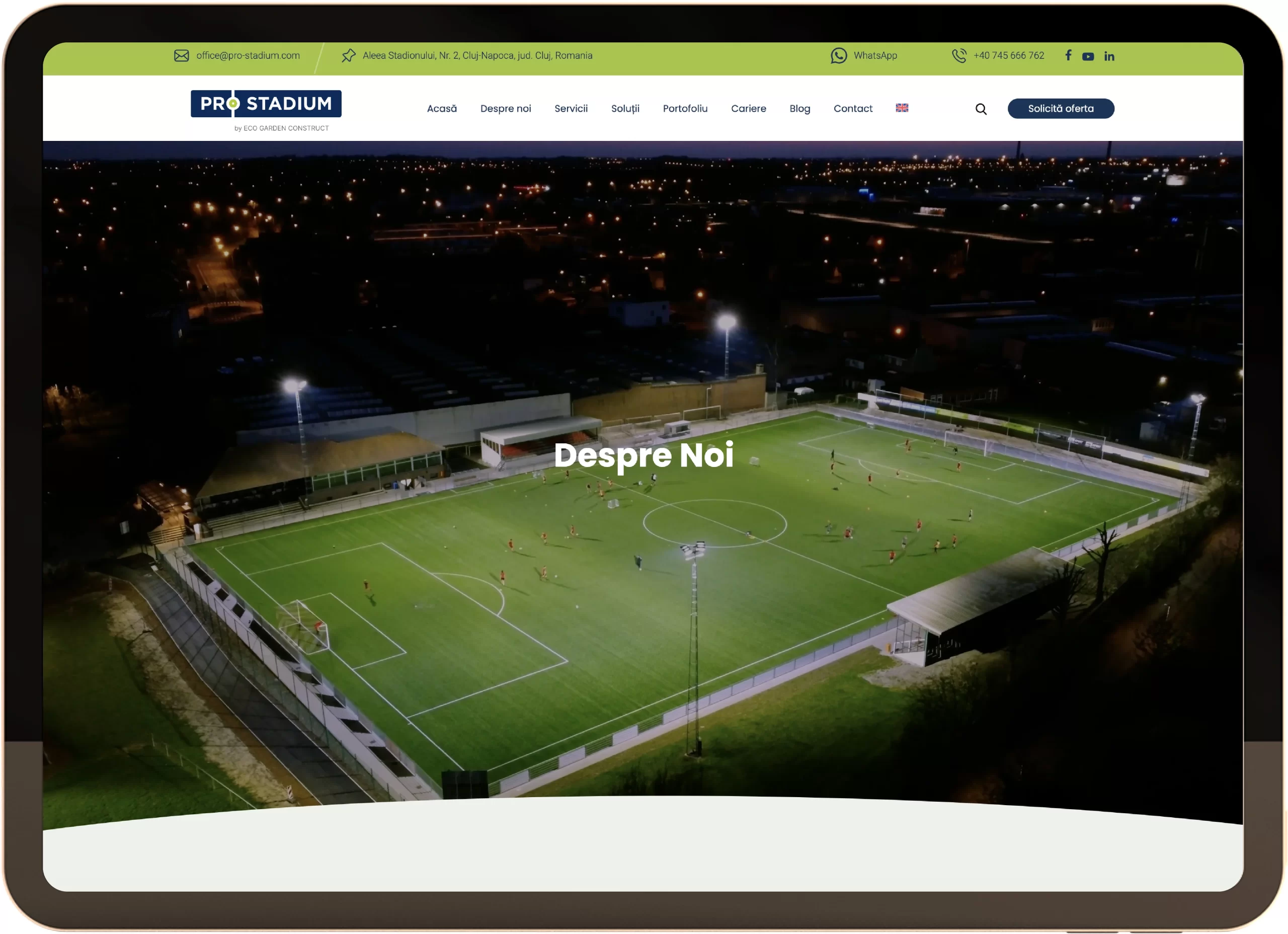 Pro Stadium - Despre Noi