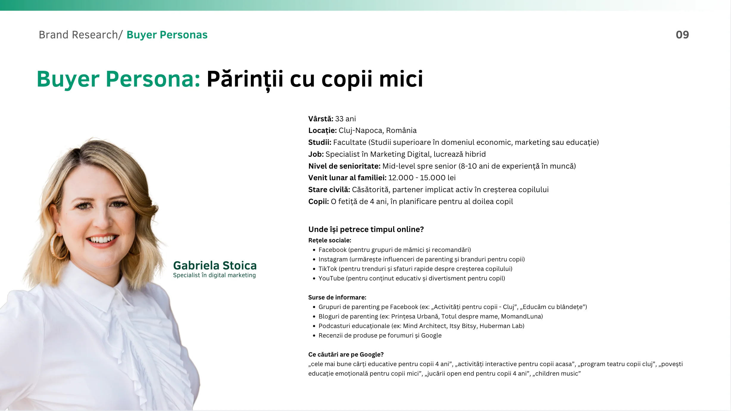 Zurli - Buyer Persona Gabriela