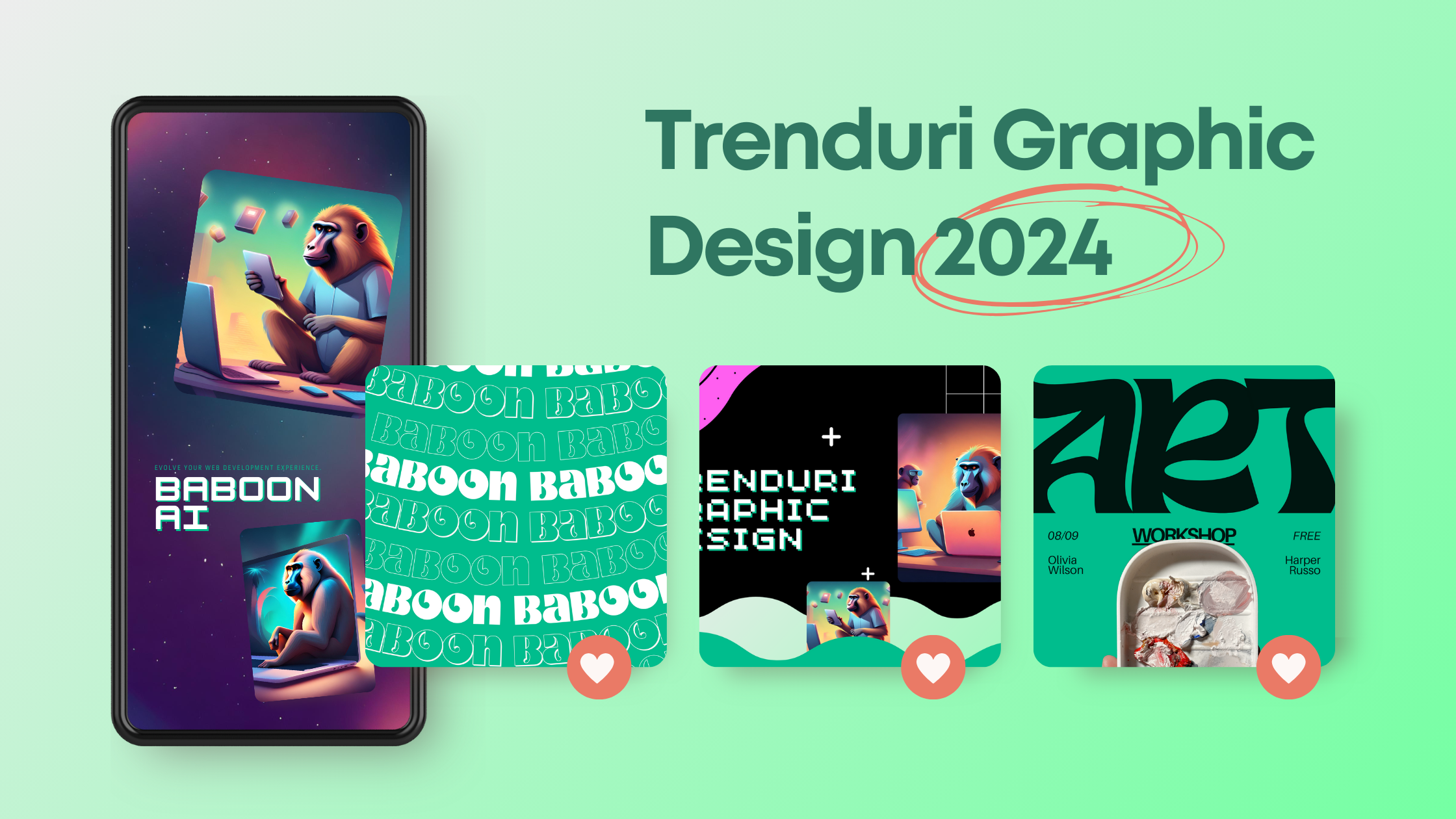 trenduri Graphic design 2024