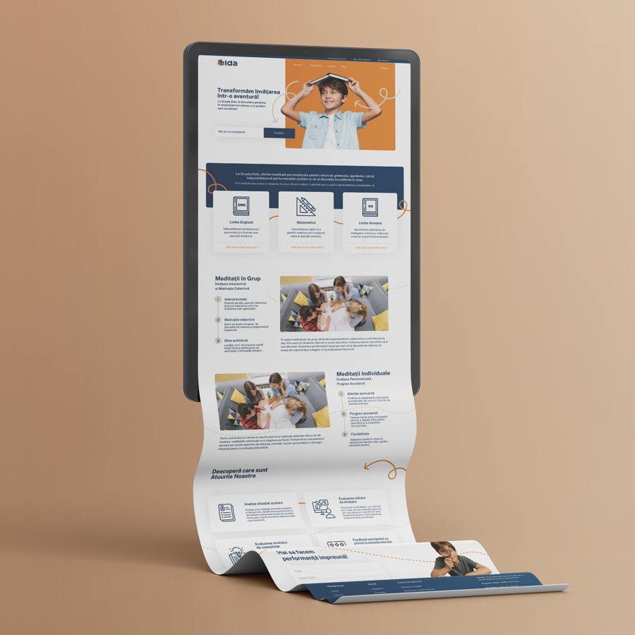 proiect web design baboon