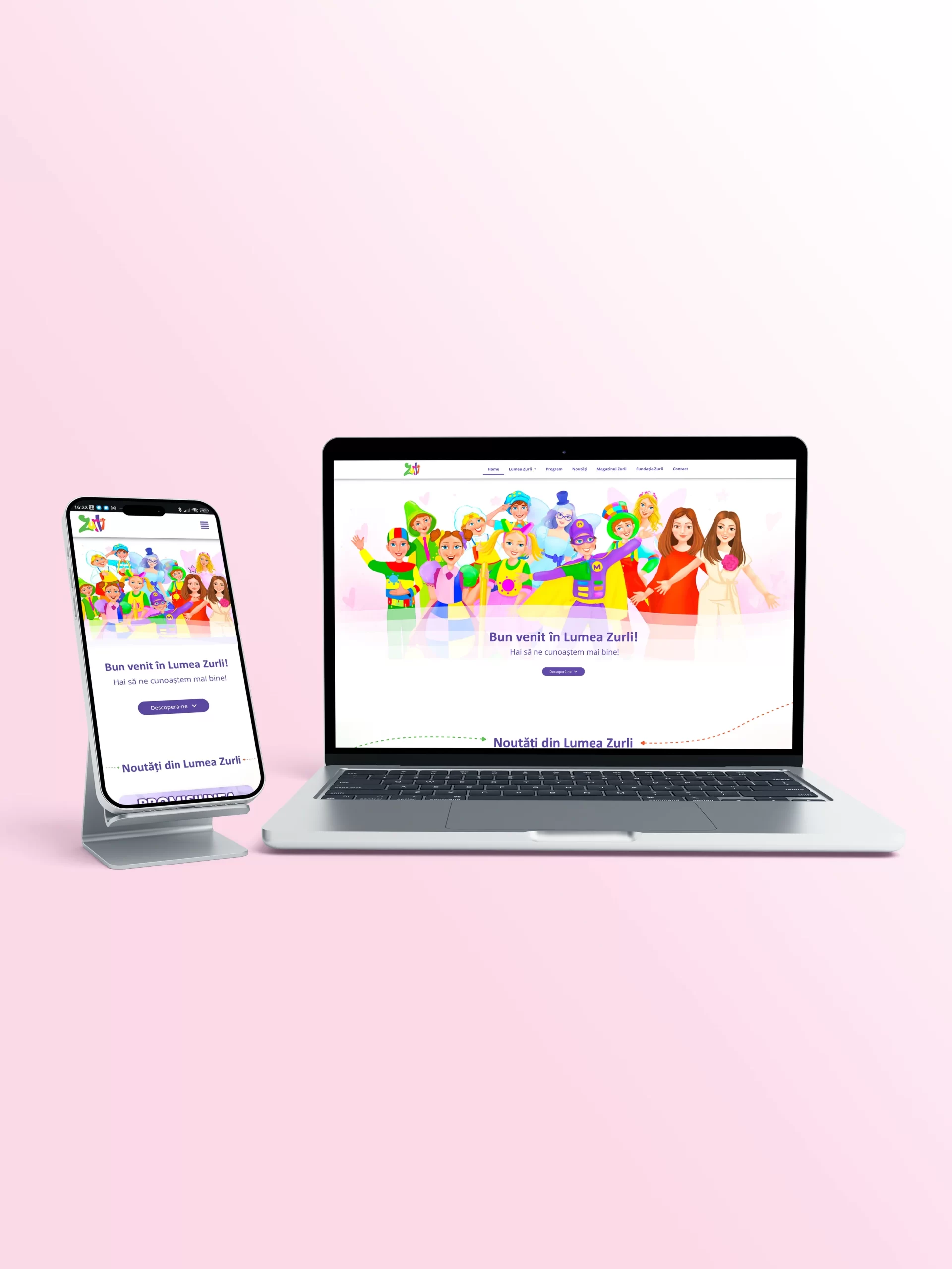 proiect web design baboon